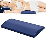 GOMETY Lendenwirbelkissen, Ergonomisches Rückenkissen Memory Foam Lendenkissen Auto Lordosekissen Komfort Rückenstützkissen zur Lordosenstütze Lendenwirbelstütze für Bett Stuhl Autositz Bürostuhl