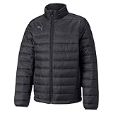 PUMA Jungen Teamliga Light Jacket Jr Poly-Jacke, Black, 152