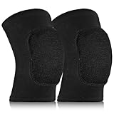 Tucnoeu 1 Paar Ellenbogenschoner mit Dicker Schwamm-Polsterung, Atmungsaktiv Ellenbogenpolster, Arm Brace Support, Fitness Tendonitis Support Strap für Kinder, Männer und Frauen(Schwarz)