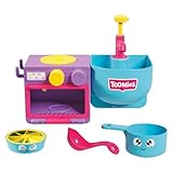Toomies Bubble & Bake Badewannen Küche, Baby Badespielzeug, Wasserspielzeug, Badespielzeug für Kleinkinder, 2 in 1 Spielset, Badewannenspielzeug geeignet für Kinder ab 18 Monate +