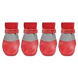 Hundepfotenschutz, Pfotenabdeckungen für Hunde, Pfotenschutz Wiederverwendbare Pfotenschutz für Winterschnee, wasserdichte Welpenpfotenabdeckung, Hundestiefel, für den Innenbereich, Tresor