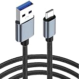 TIANQUXNGI USB C auf USB A Lade- und Datenkabel, 5 V, 2 A, 5 Gbit/s, Geschwindigkeitsübertragungskabel für Computer, Laptop