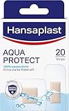 Hansaplast Aqua Protect Pflaster (20 Strips), wasserfeste Wundpflaster mit extra starker Klebkraft, Heftpflaster ideal zum Duschen, Schwimmen & Baden