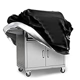 HELIAN Grillabdeckung Wetterfest, Robuste Schutzhülle für Gasgrill, Grill Abdeckhaube, Staubdicht und UV-beständig, Reißfeste Grill Abdeckung, mit Aufbewahrungstasche, 145 x 61 x 117 cm (Oxford)
