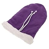 TOVINANNA Socken Für Gebrochene Beine Und Füße Fußstütze Sockenanziehhilfe Knöchelstützen Beingusssockenabdeckung Wasserdichter Limbo-beinschutz Duschfuß Flanell Violett