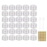 30 Stück Döschen,Döschen 5ml,Döschen mit Deckel,Dosen für Lippenbalsam Döschen,Kleine Tiegel für Lippenbalsam,Mini Cremedose Leer,Cremedosen Salbendöschen Kosmetikdosen Kosmetikdosen