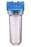 Güde 94462 Wasserfilter TYP B (Pumpen-Zubehör für Gartenpumpen, inkl. Filtereinsatz, Anschluss IG/AG 1', max. Betriebsdruck 5,5 bar)