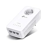 TP-Link TL-WPA8631P WLAN Powerline Adapter (Dualband WLAN 1200Mbit/s, AV1300 Powerline, 3 Gigabit Ports, Zusatzeinheit, Nicht zur alleinigen Verwendung)
