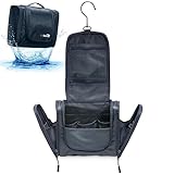 TRABONA Kulturbeutel zum Aufhängen für Herren - Waschtasche für Männer Premium-Qualität - Reise Kulturtasche mit verbessertem Konzept [2024]