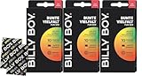 BILLY BOY Kondome Bunte Vielfalt 10er | 52 mm | Mix aus Farbig und Perlgenoppt | 3er Pack (3 x 10 Stück)