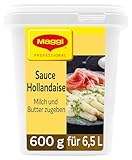MAGGI Professional Sauce Hollandaise, vegetarisch, Ergiebigkeit von 6,5 Liter, 1er Pack (600g GastroBox)