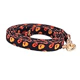 VICASKY 1Stück Halloween Haustierleine mit Kürbis Muster Strapazierfähig und Praktisch für Kleine Hunde und Katzen für Partys und Alltag