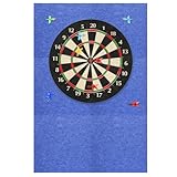 KEAGAN Dartboard-Wandschutz, Dartboard-Umrandung, Wandschutz aus Filz, Dartboard-Wandschutz, Selbstklebend, Gespleißte Wandumrandung, Dartboard-Rückseite, Filz-Wandfliesen, Korkplatte (Rechteck)