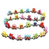 Bohany Buchstaben-Lernspielzeugeisenbahnen, Alphabet-Zugspielzeug aus Holz - Magnetisches Kinder-Alphabet-Zugspielzeug | Lernspielzeug für Kinder, buntes Zahlenzug-Set zur Verbesserung der Feinmotorik