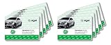SIGEL FA614/10 Fahrtenbücher für PKW, A6 quer, 80 Seiten, 10er Pack - für Deutschland und Österreich, vom Finanzamt anerkannt - zur exakten Trennung geschäftlicher und privater Fahrten