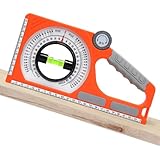 Steigungsmesswerkzeug – multifunktionales magnetisches Steigungsmesslineal, vielseitiges Neigungsmessgerät, Neigungsmessgerät für Tiefbau, Bautechnik