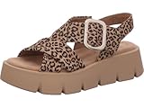 Gabor Damen Plateausandalen, Frauen Sandalen,Plateausandaletten,Dicke Sohle,bequem,Sommerschuhe,Freizeitschuhe,Natur (So.Sabbia),38.5 EU / 5.5 UK