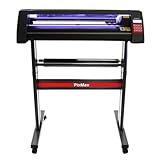 PixMax 720mm LED Vinyl Schneideplotter Folienplotter Schneideplotter Plotter inklusive 3 x Roland-Messer & Flexistarter Software