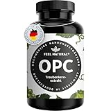 OPC Traubenkernextrakt – 240 Kapseln mit 1000mg OPC Extrakt – Höchster OPC Gehalt nach HPLC – aus französischen Weintrauben – Vegan, hochdosiert, in Deutschland produziert