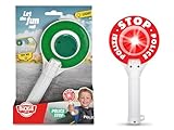 Dickie Toys – Polizeikelle (24 cm) – mit Lichteffekten, inkl. Batterien, Signalkelle, Polizeispielzeug für Kinder ab 3 Jahren