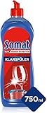 Somat Klarspüler (750 ml), Spülmittel-Zusatz mit Extra-Trocken Effekt, Klarspüler für Geschirrspüler verleiht Gläsern und Geschirr extra Glanz