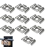 Bvizyelck Drahtkäfig Clips | 10 Edelstahl-Klemmen Für Weidezaun-Paneele,Regalhalterungen & Stützen Für Garten, Hof, Farm, Wege, Einfahrt, Terrasse & Haushalt