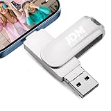 JDM Group USB-C-Stick, 4-in-1, 512 GB, kompatibel mit iPhone, Android, PC, Mac, OTG, USB 3.0, hohe Geschwindigkeit, wasserdicht, Aluminium-Silber