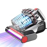 Milbensauger 17Kpa Matratzenreiniger Milbensauger für Matratzen, Milbenstaubsauger Bettmatratzen-Staubsauger mit Staubmilben-Sensor und Intelligente LED-Anzeige für Betten, Kissen, Sofas Teppiche
