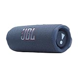 JBL Flip 7, kabelloser tragbarer Bluetooth-Lautsprecher, 16 Stunden Akkulaufzeit, IP68 wasserdicht, Staub- und stoßfest, Pro Sound mit AI Boost, Auracast Multi-Speaker-Verbindung, Blau
