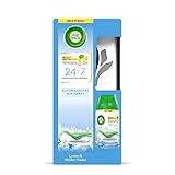 Air Wick Freshmatic Max – Starter-Set mit Gerät und 1 Nachfüller – Batteriebetrieben – Duft: Cotton und Weißer Flieder – 1 x 250 ml Nachfüller + Gerät in Weiß