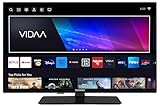 Telefunken Fernseher 32 Zoll Smart TV VIDAA XH32VP750M - HD-Ready Fernseher, HDR TV mit integriertem Triple-Tuner, LED TV schwarz