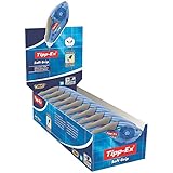 Tipp-Ex Korrekturroller Soft Grip, Korrekturmaus, 10m x 4.2mm, 10er Pack, Ideal für das Büro, das Home Office oder die Schule