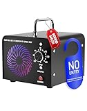 Ozongenerator 60000mg/H Ozongerät Ozon Luftreiniger O3 Geruchsneutralisierer Ozone Generator mit 120Min Timer bis zu 400㎡ Raum Geruchskiller Ozonator für Auto Wohnung Rauch Haustier-, Küchengerüche