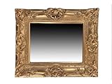 Generisch Wandspiegel Rahmenspiegel Barockspiegel Spiegel In Gold Gold 60x50 cm Renaissance Opulenter Prachtvoller Nostalgie Antik Barock Repro Barockstil