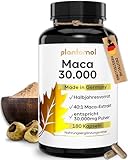 30.000mg pro Kapsel - 180 Maca Kapseln hochdosiert - 750mg Maca-Extrakt 40:1 = 30.000mg Maca-Pulver - 1 Kapsel/Tag - Halbjahresvorrat