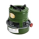 fikujap Petroleumofen für Innenräume Kleiner Tragbarer Outdoor-Camping-Camping, Petroleumheizung Petroleumkocher Heizung Ohne Strom innen Zelt Angeln Nach Hause Mobile