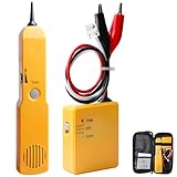 Drahtsucher und Tongenerator, Cable Tracker, Multifunctional Netzwerktester Kabeltester, Leitungssuchgerät, Identifizieren Sie Leitungen und testen Sie den Durchgang von RJ11-Telefonleitungen