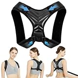 Rücken Geradehalter für Damen Herren, Rückenstützgürtel, Atmungsaktiv & Verstellbare Haltungstrainer Posture Corrector, Rückengurt Haltungskorrektur für Gerade Haltung, Rückenschmerzen Lindern
