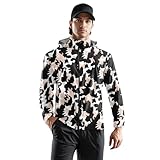 TOFOTL Regenmantel Herren Übergrößen Softshelljacke Für Sportjacken Regen Outdoor Herren Regenjacke Reiten Radjacke Winter Sportjacke Regenponcho Für Fahrrad Schwarz 3XL