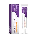 Shefave Azelaic Acid Serum, 12% Azelainsäure Akne Creme, Gesichtsserum Hyaluronsäure Zur Linderung von Gesichtsrötungen, Anti Pickel und Knötchen, Ausgleich von Talgüberschuss