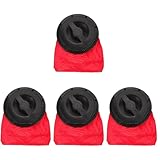 Milisten 4 Stück Kajak Luke Abdeckung Sitz Ponton Stangen paddeln Kayak Accessories Kajakzubehör für Wassersport Lukendeckel für die Schifffahrt Kajak Zubehör Bootsversorgung Plastik Black