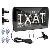 Taxi-Schild | Leuchtschild Taxi 12 V, Lampe mit Saugnapf für Armaturenbrett, Windschutzscheibe, Fenster, VTC