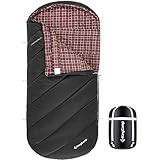 KingCamp Deckenschlafsack Freespace 250 Winter Schlafsack Breit Baumwolle -8°C Black