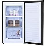PRIMO PR150DV Tisch-Top-Gefrierschrank, freistehend, Schwarz, 64 l, wendbar