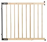KidsGitter Holz Treppenschutzgitter EmsCraft24 verstellbar von 75,5 cm - 117 cm, universal Treppengitter aus Massivholz zur Wandmontage, inkl. Wand Montagematerial und Montageanleitung