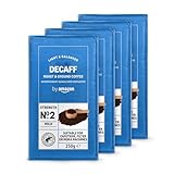 by Amazon Entkoffeiniert Gemahlener Röstkaffee, 1kg (4 Packs of 250 g), Rainforest Alliance-Zertifizierung