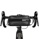 Rhinowalk Fahrrad Lenkertasche Vordertasche Fahrradtasche Aufbewahrungstasche mit Schultergurt für Rennrad Mountainbike Radfahren Reisen