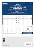 Filofax Kalender A5 Prof.1 Woche auf 2 Seiten (deutsch)2026