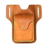 Geavonyg Verbesserte Kleine Taillentasche Vintage Stil Leder Handytasche Organizer Für Männer Und Frauen Große Kapazität 4 Farben Kleines Leder