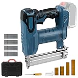 Tacker Nagelpistole Kompatibel mit Makita 18V Akku, 2-in-1-Elektrotacker-Nagler mit 500 Gerade Nägel und 500 U-förmige Nägel, doppelter Schutz, für Holzbearbeitung (ohne Akku, ohne Ladegerät)